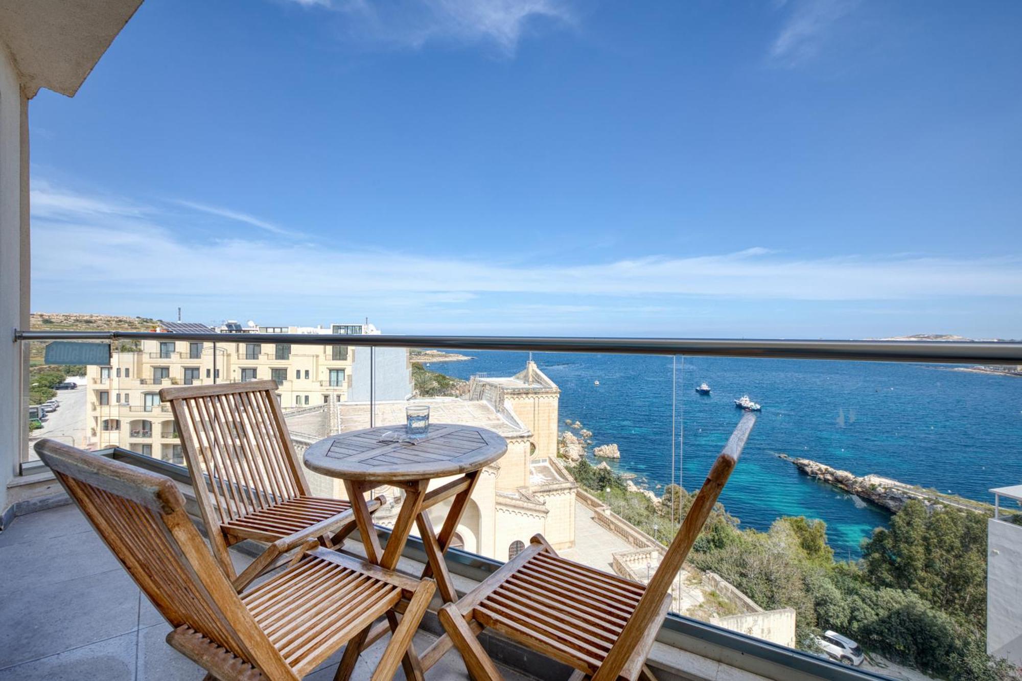 Blu Mar Sea View Apartments St. Paul's Bay Exterior photo